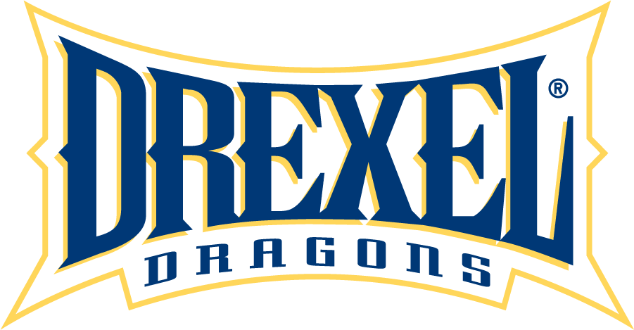 Drexel Dragons logos iron on heat transfer, t shirt transfer, fabric ...